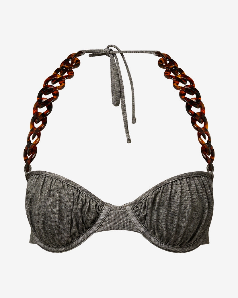 Balconette Chain Bikini Top