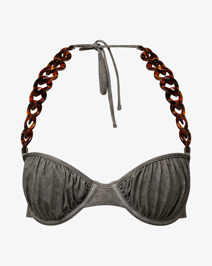 Balconette Chain Bikini Top