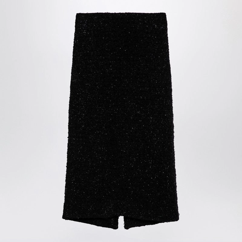 Balenciaga Women's Tweed Midi Skirt
