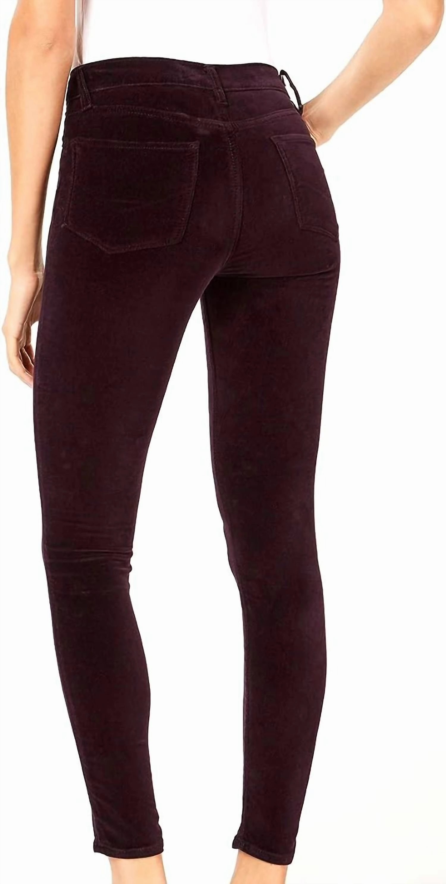 Barbara Hgh Waist Super Skinny In Prism (Purple)