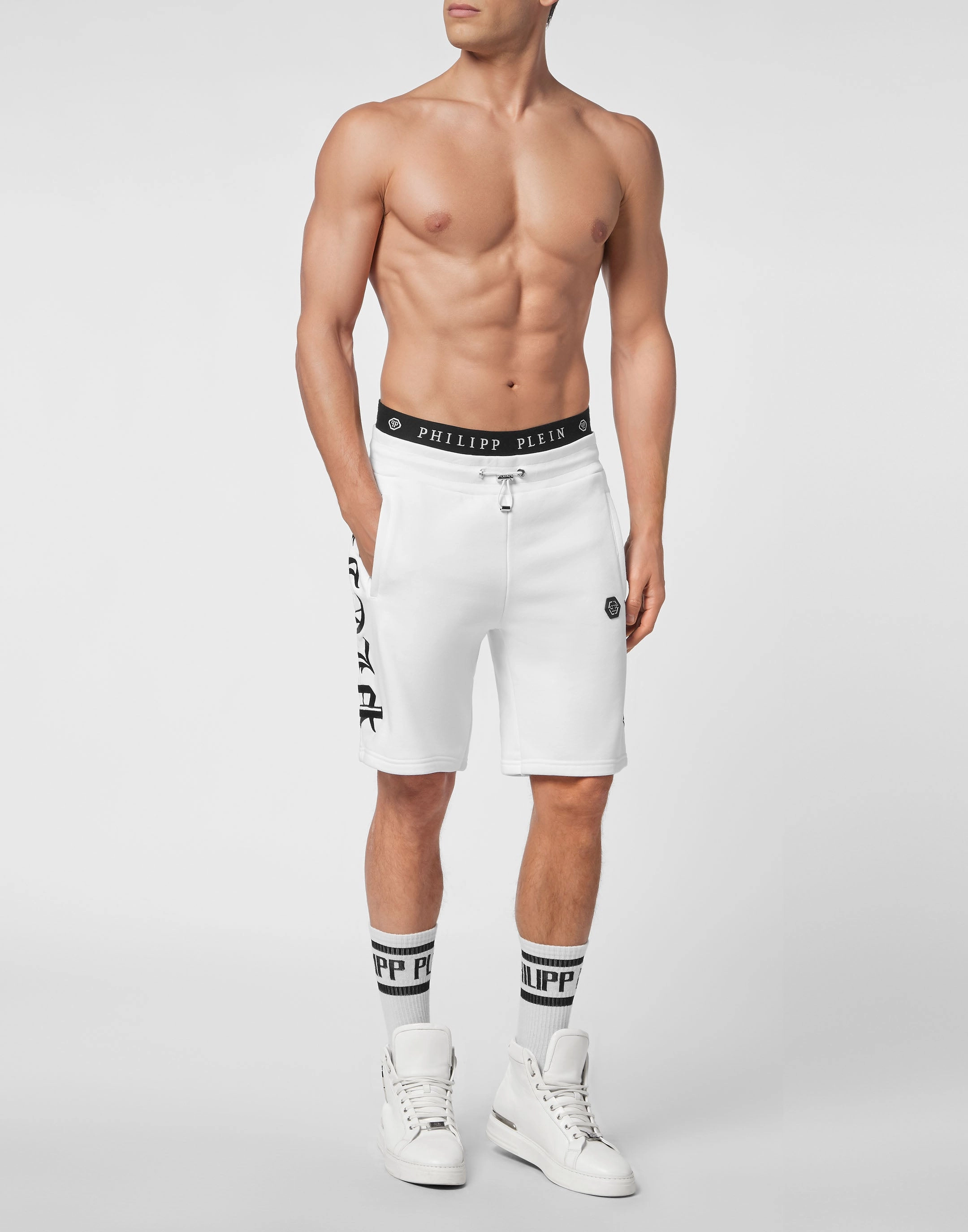 Basket Jogging Shorts Gothic Plein