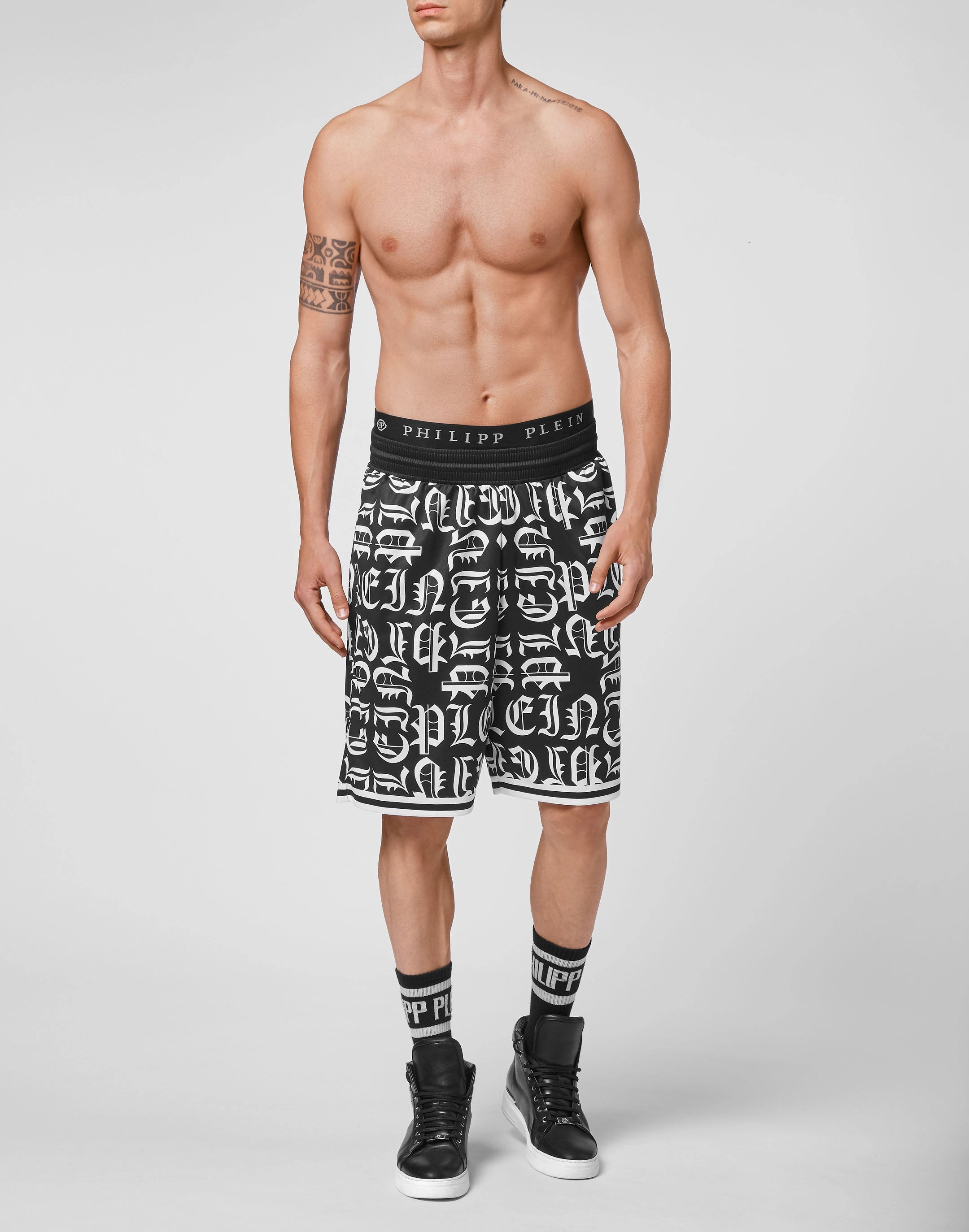 Basket Jogging Shorts Gothic Plein