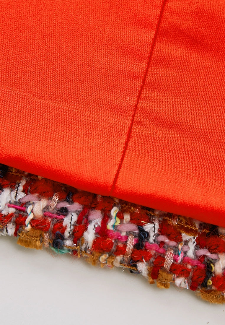 Bead-detail Concealed-fastening Midi Coat