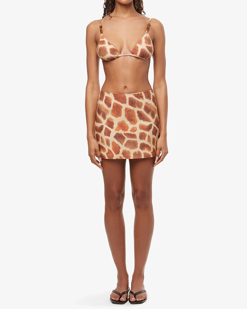 Beaded Cooper Giraffe Top