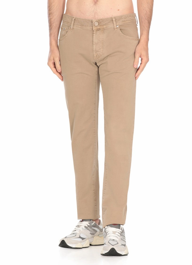 Beige Nick Slim Pants