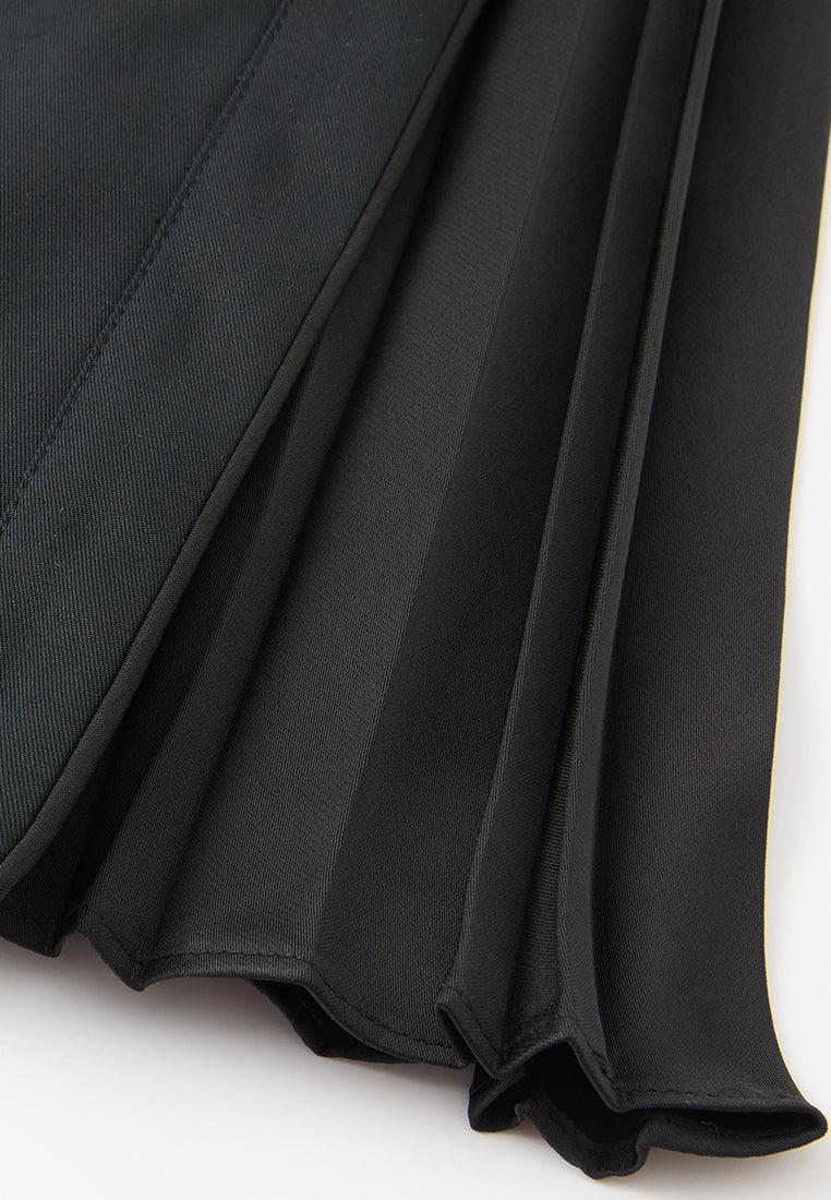 Belt-bag Notched-lapel Maxi-length Jacket