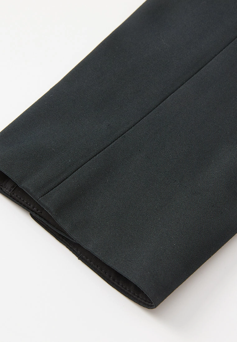 Belt-bag Notched-lapel Maxi-length Jacket