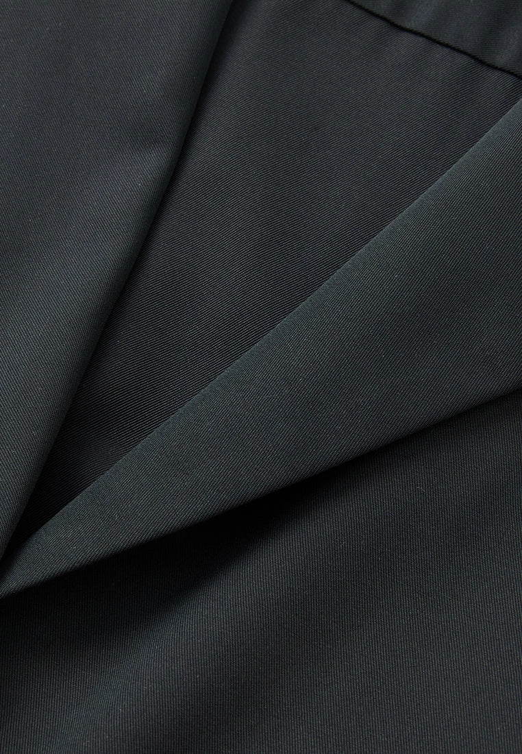 Belt-bag Notched-lapel Maxi-length Jacket
