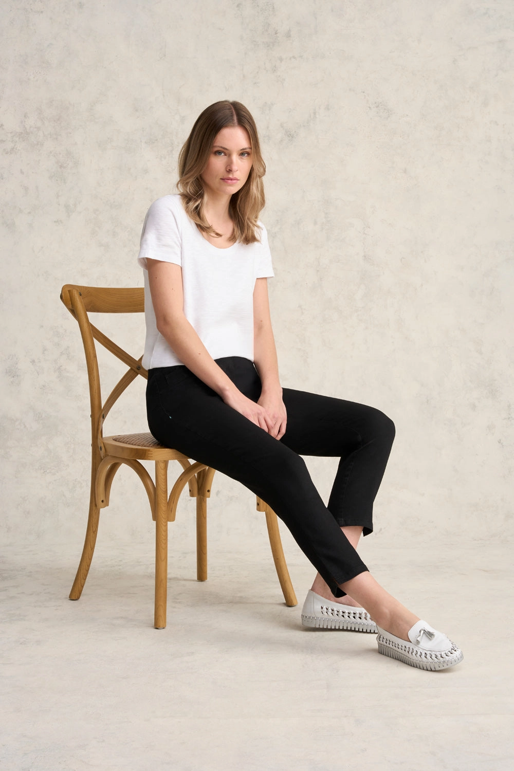 Bengajean 3/4 Slim Leg - Black