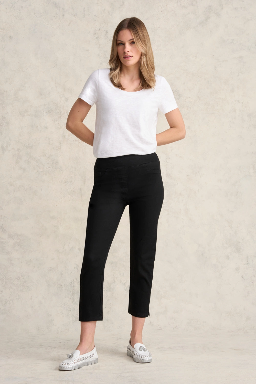 Bengajean 3/4 Slim Leg - Black