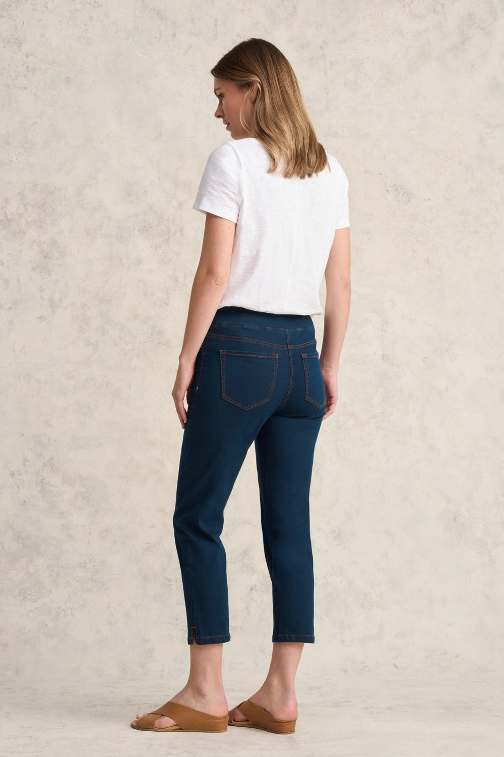 Bengajean 3/4 Slim Leg - Clean Denim Blue