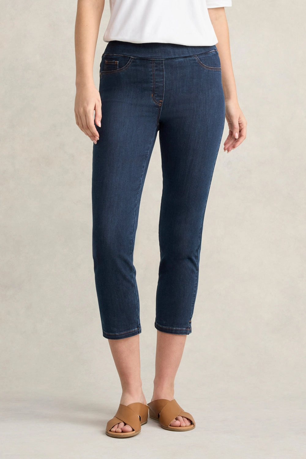 Bengajean 3/4 Slim Leg - Mid Indigo