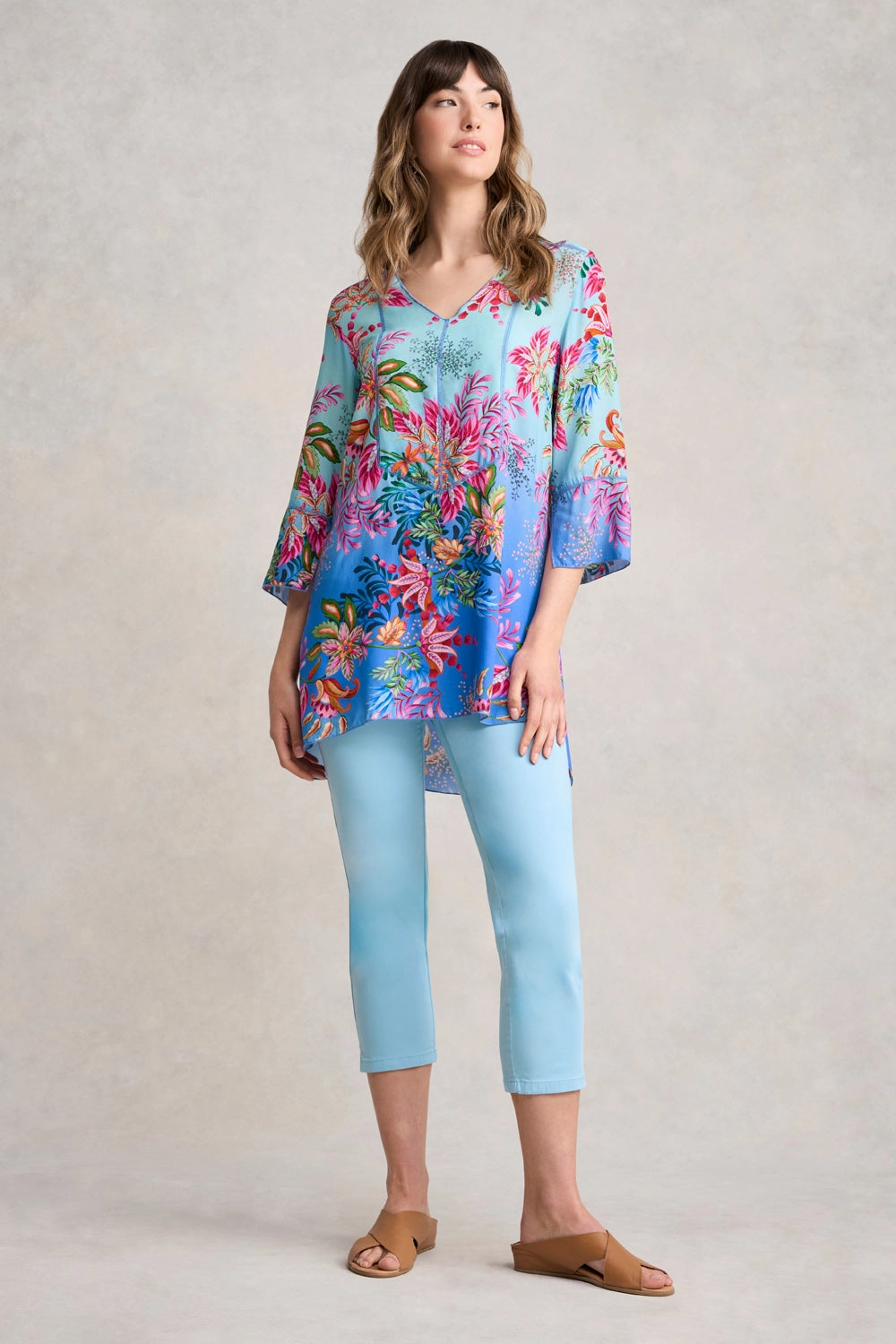 Bengajean 3/4 Slim Leg - Summer Sky Blue
