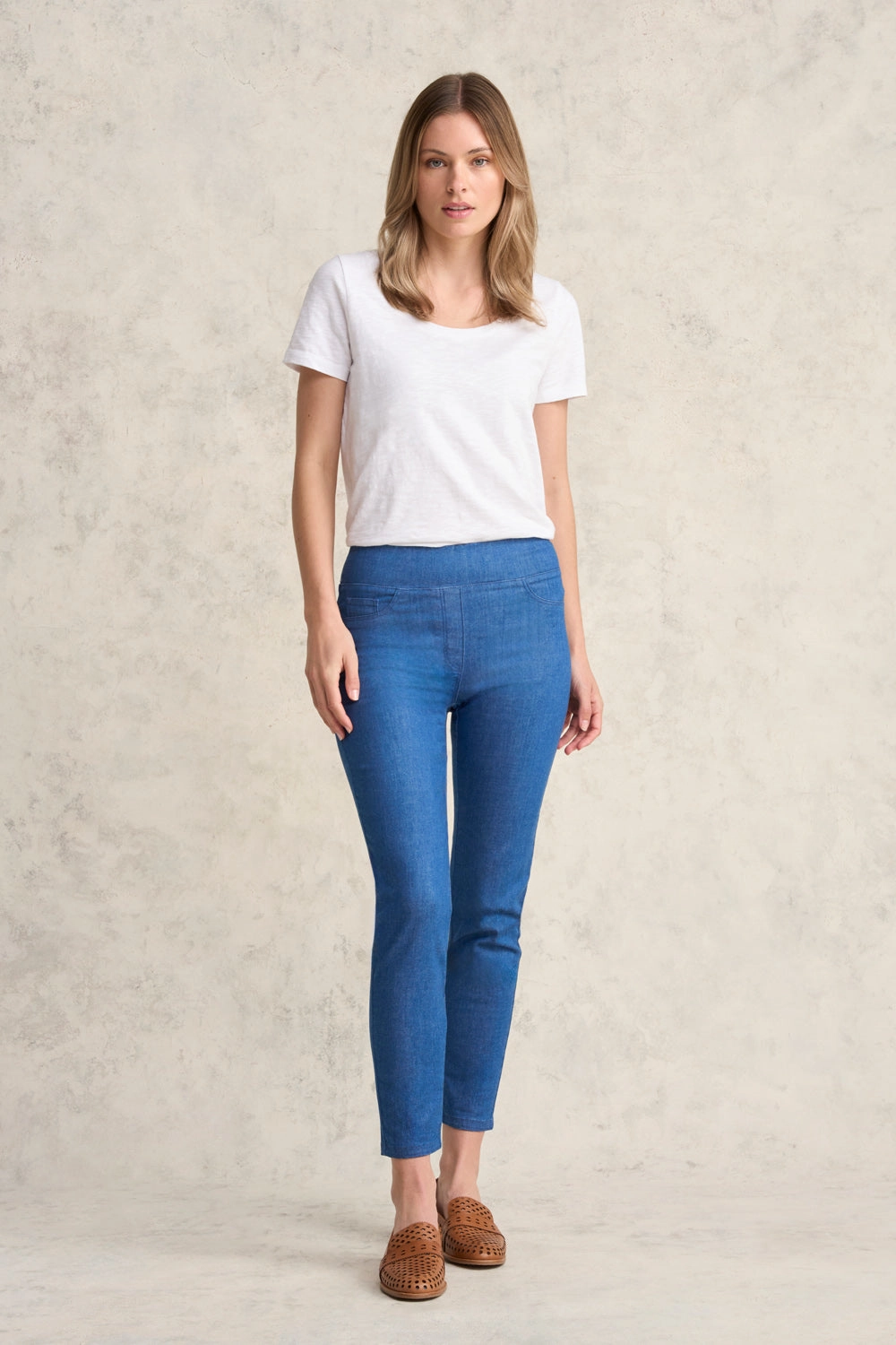 Bengajean  7/8 Skinny Leg - Ultramarine