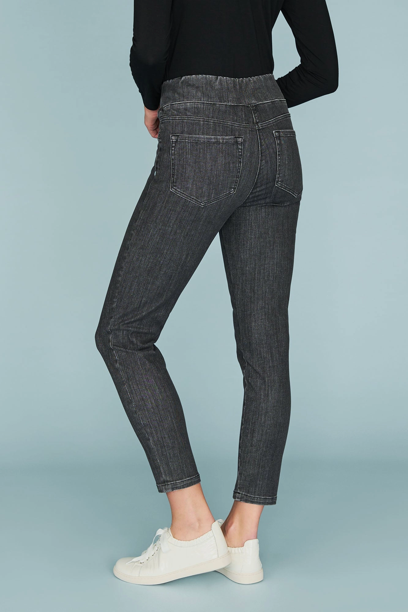 Bengajean 7/8th Skinny Leg - Deep Grey