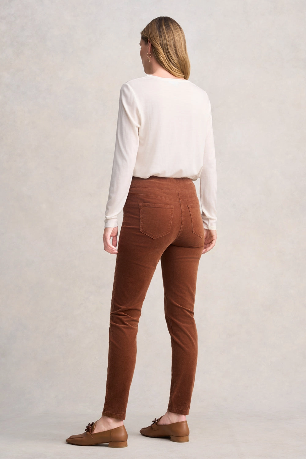 Bengajean Cord Skinny Leg - Cinnamon