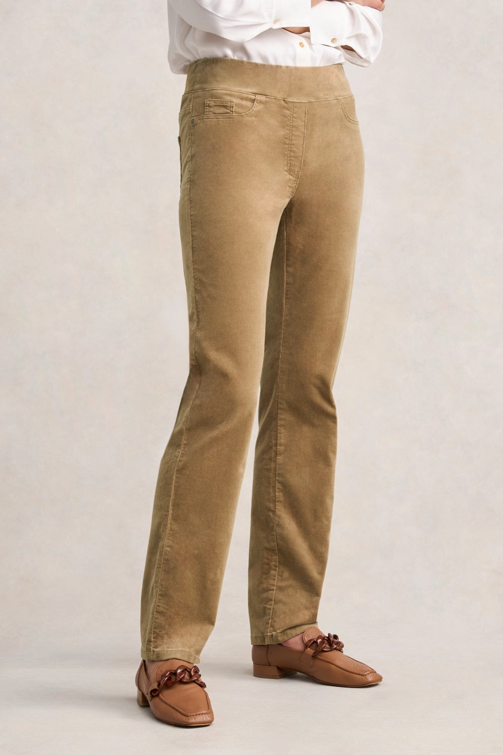 Bengajean Cord Straight Leg - Biscotti