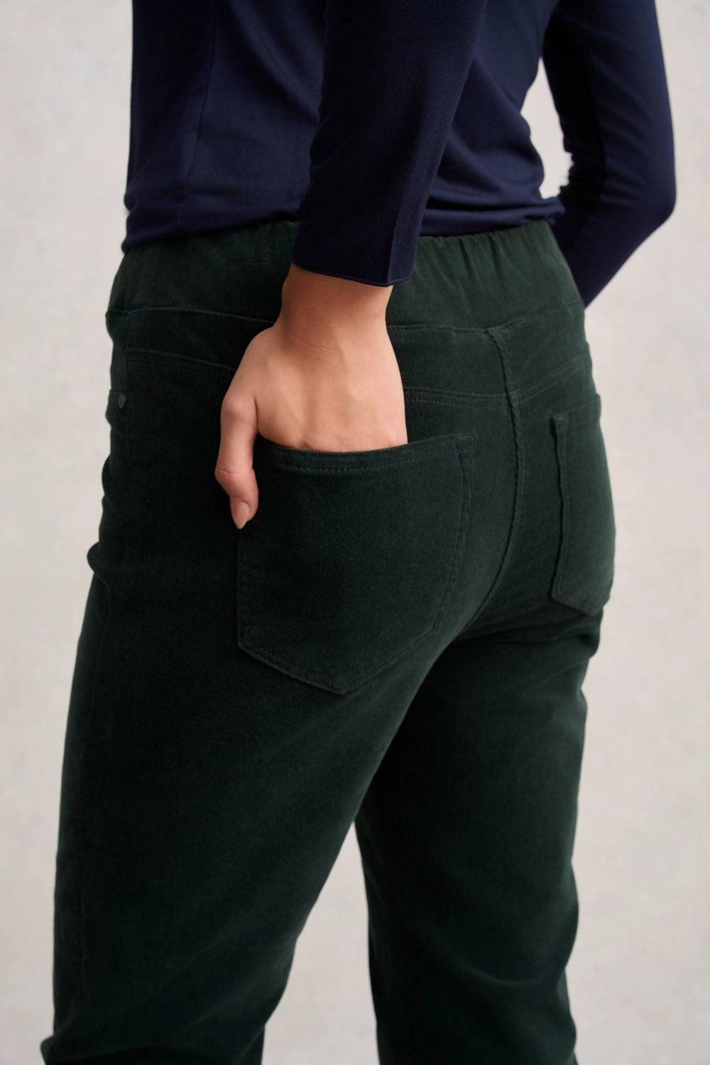 Bengajean Cord Straight Leg - Forest Green