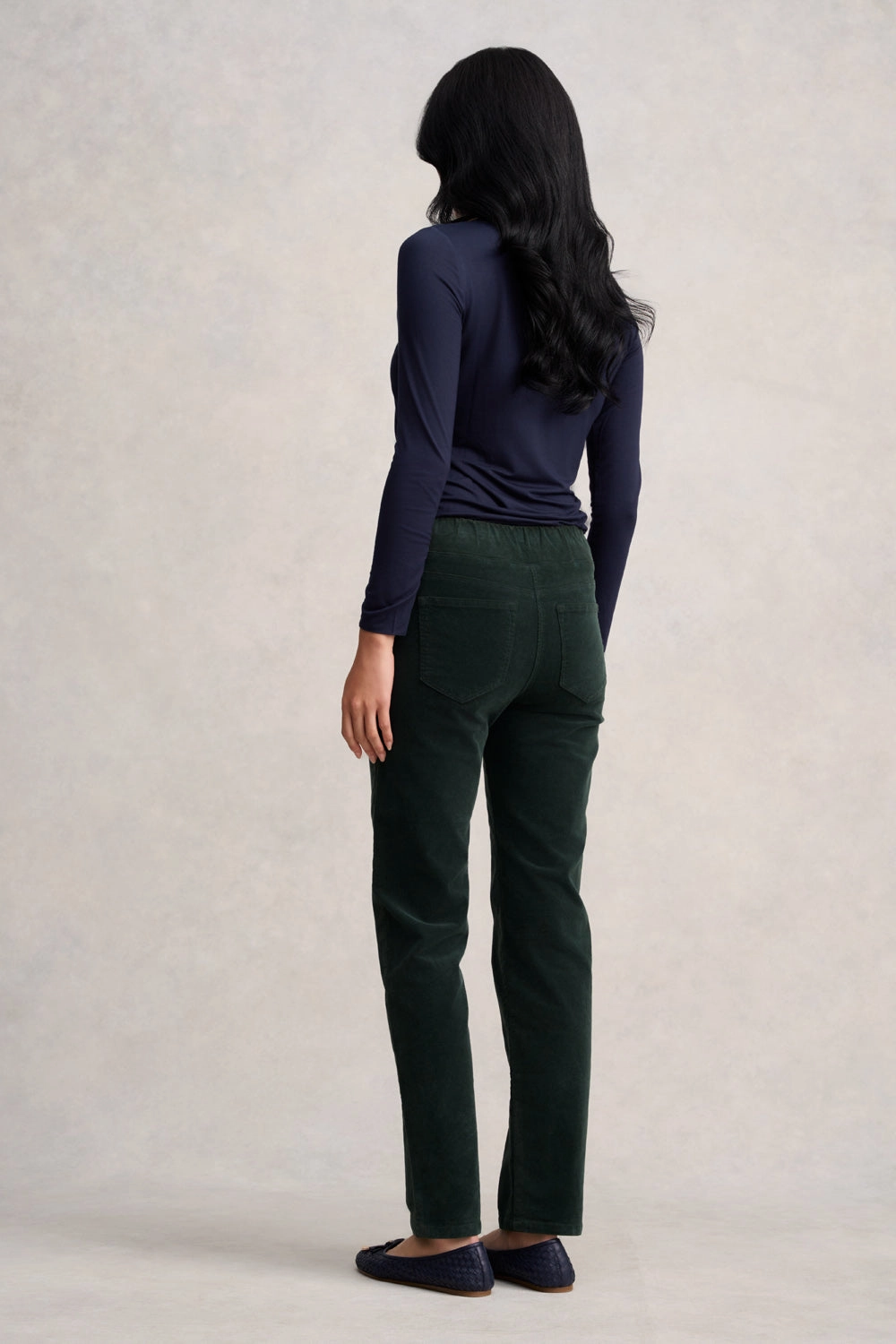 Bengajean Cord Straight Leg - Forest Green