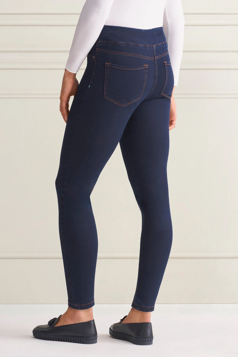 Bengajean Good Earth Cotton Skinny Leg - Denim Blue