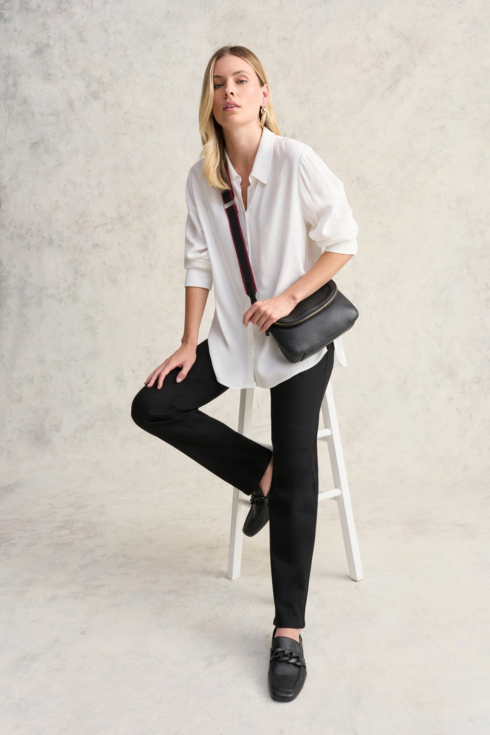 Bengajean Straight Cashmere Feel - Black