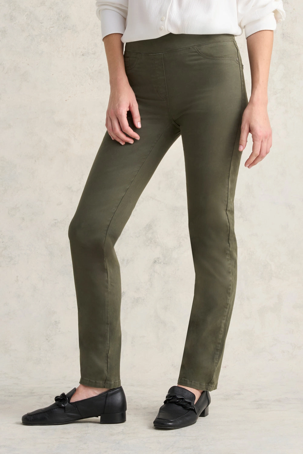 Bengajean Straight Leg - Dark Olive