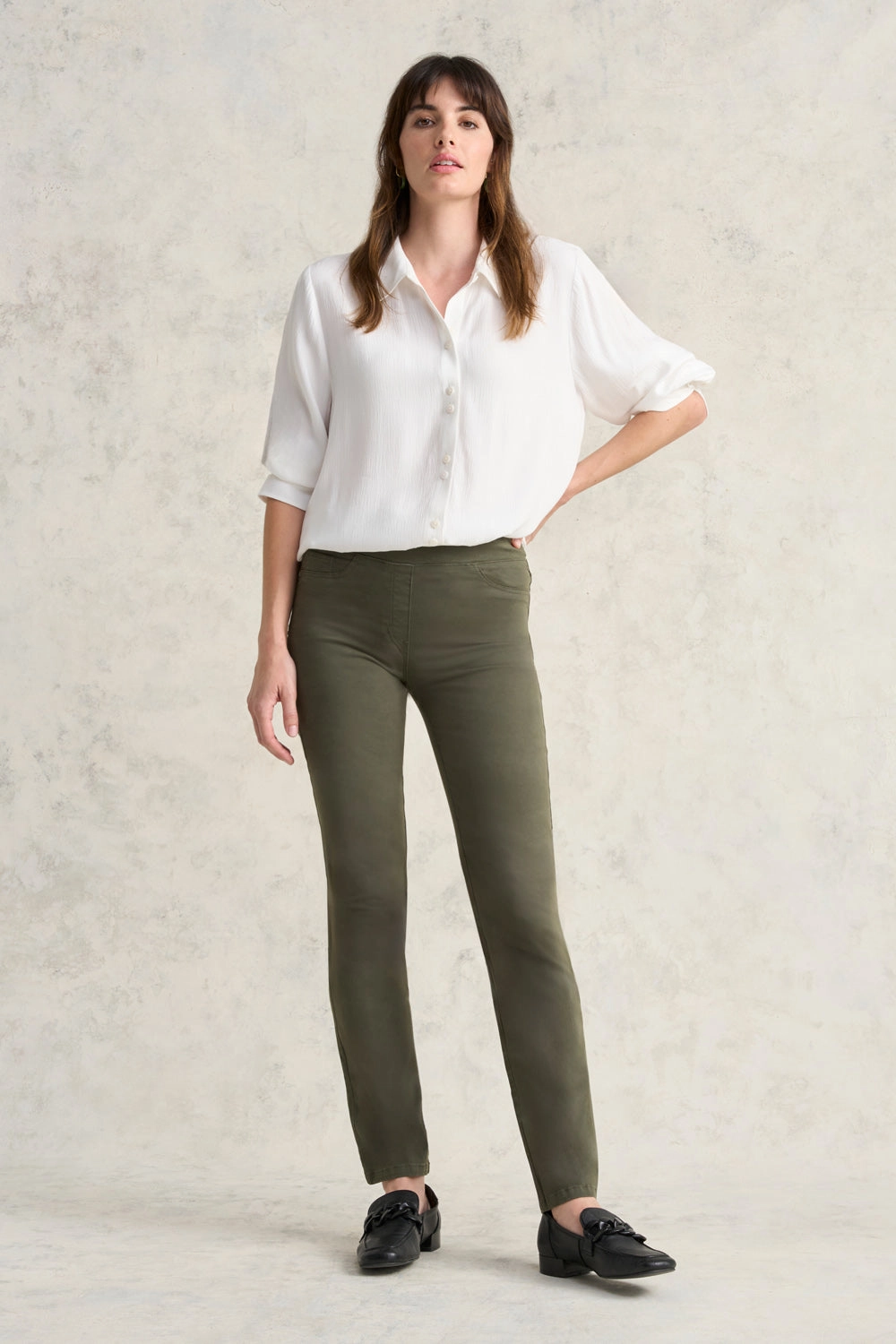 Bengajean Straight Leg - Dark Olive