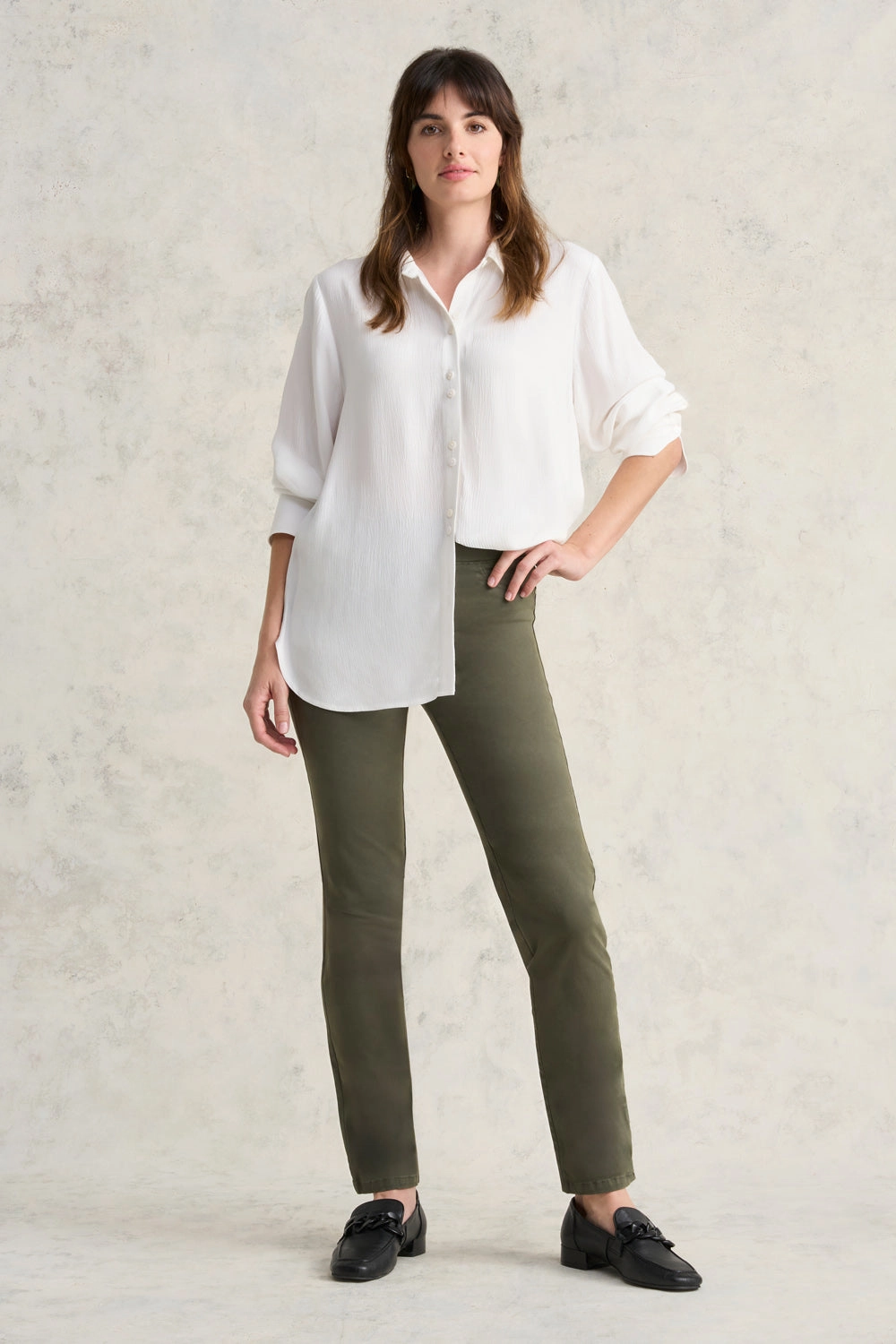 Bengajean Straight Leg - Dark Olive