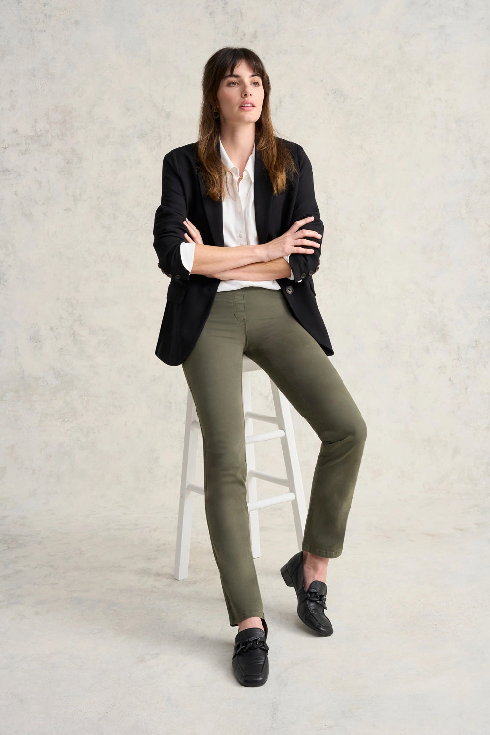 Bengajean Straight Leg - Dark Olive
