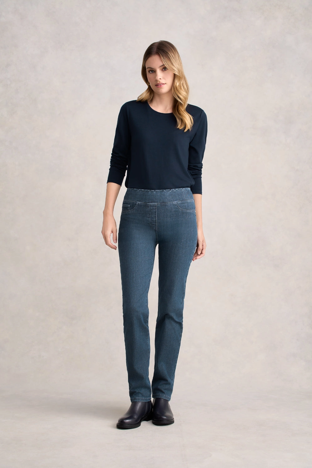 Bengajean Straight Leg - Indigo Grey Wash
