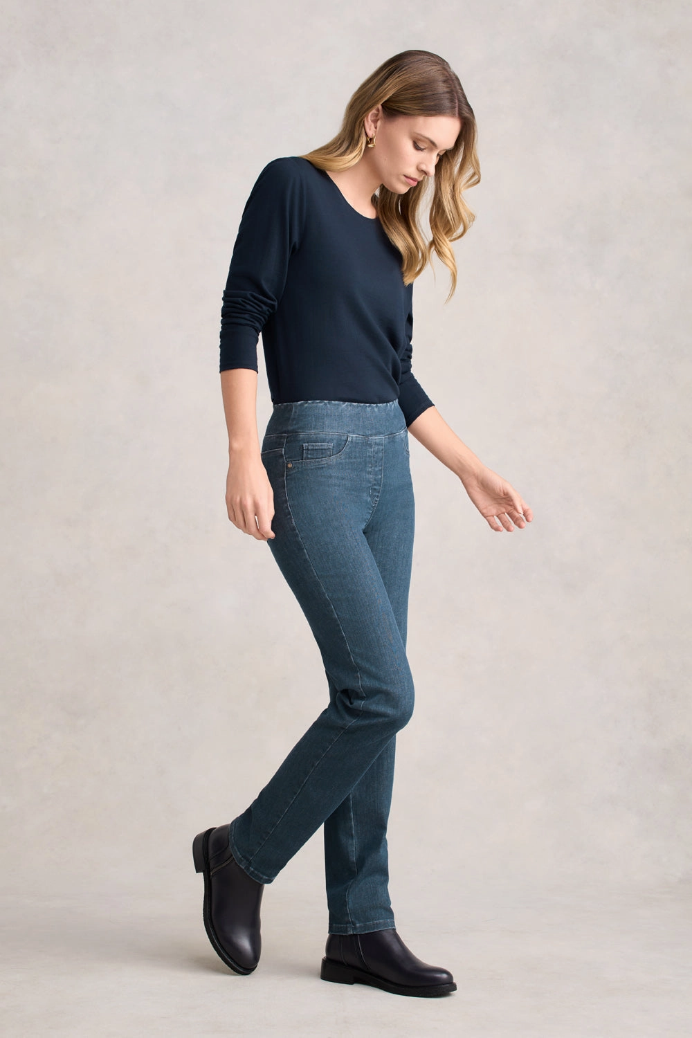 Bengajean Straight Leg - Indigo Grey Wash