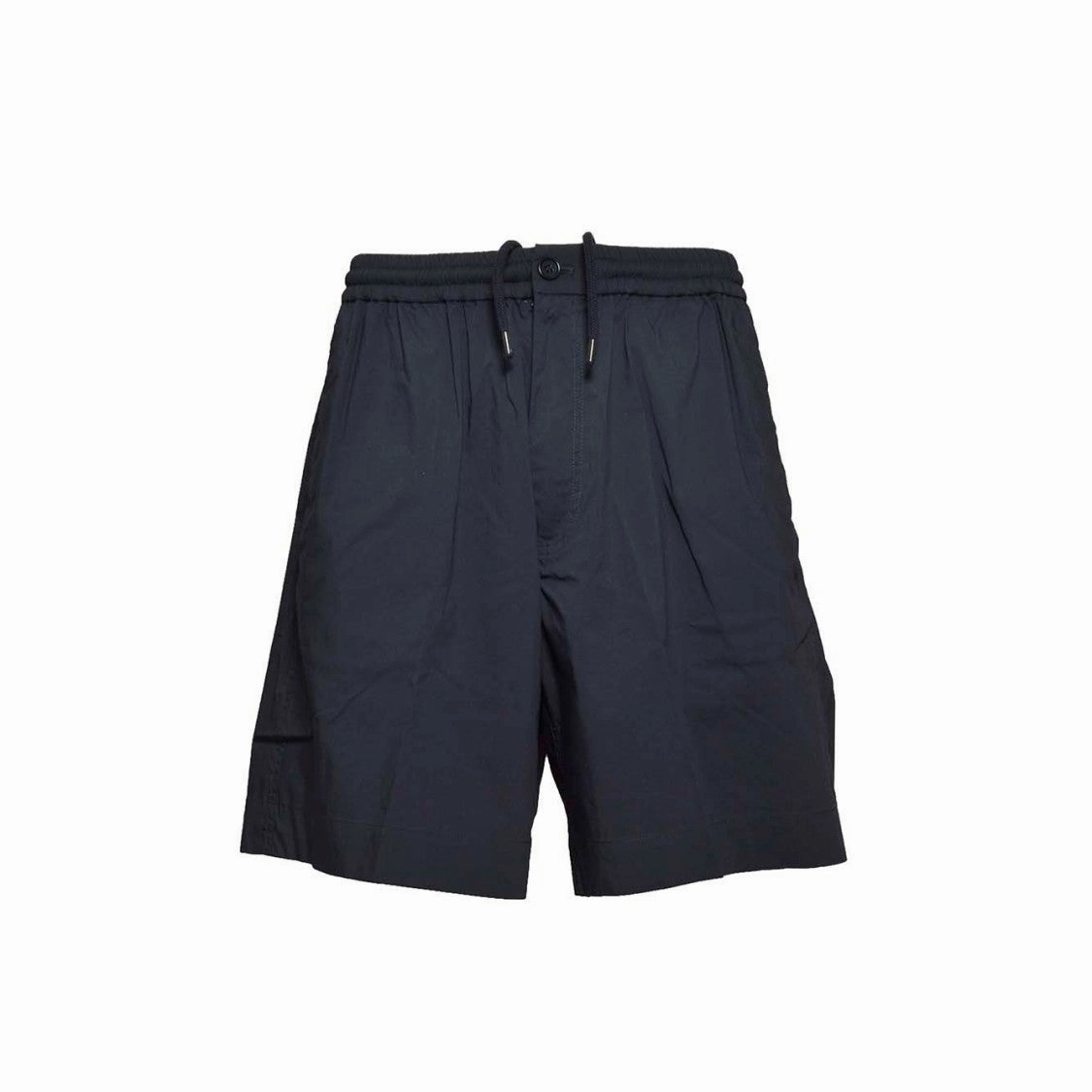 Bermuda In Cotton And Nylon Blue