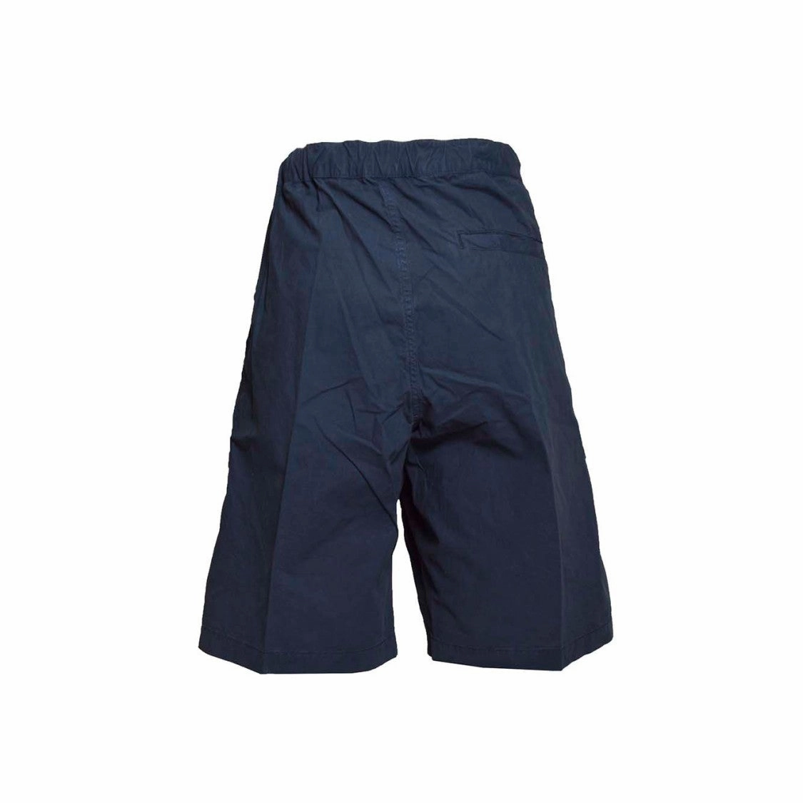 Bermuda Lou In Navy Blue Cotton