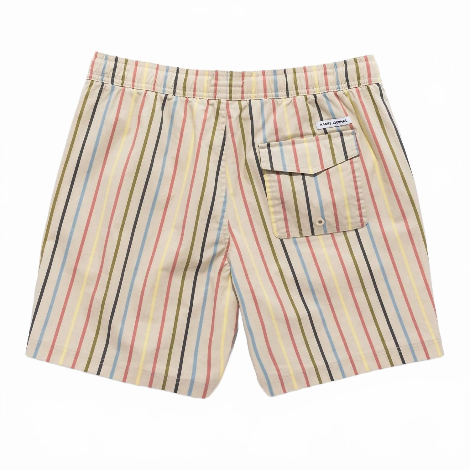 Birmingham Elastic Boardshort In Bone