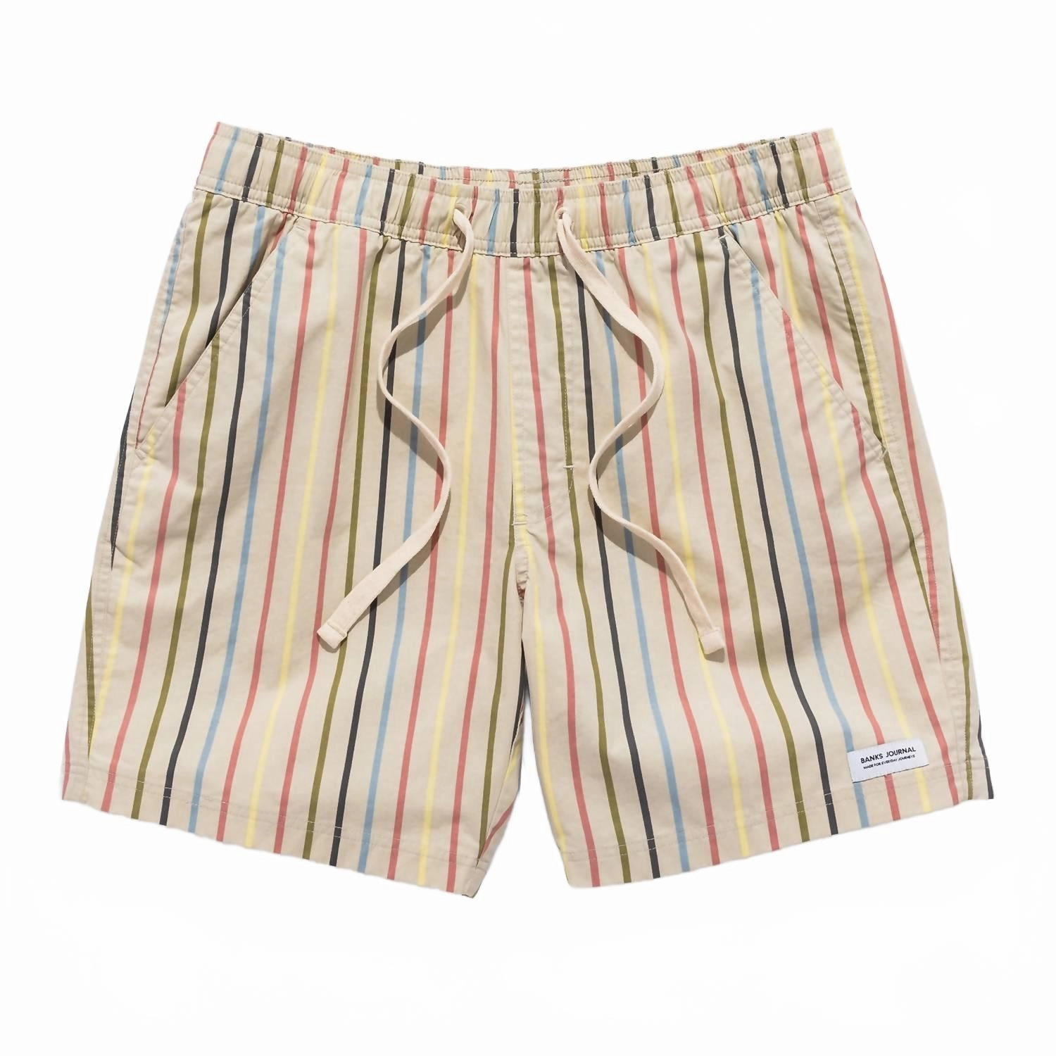 Birmingham Elastic Boardshort In Bone