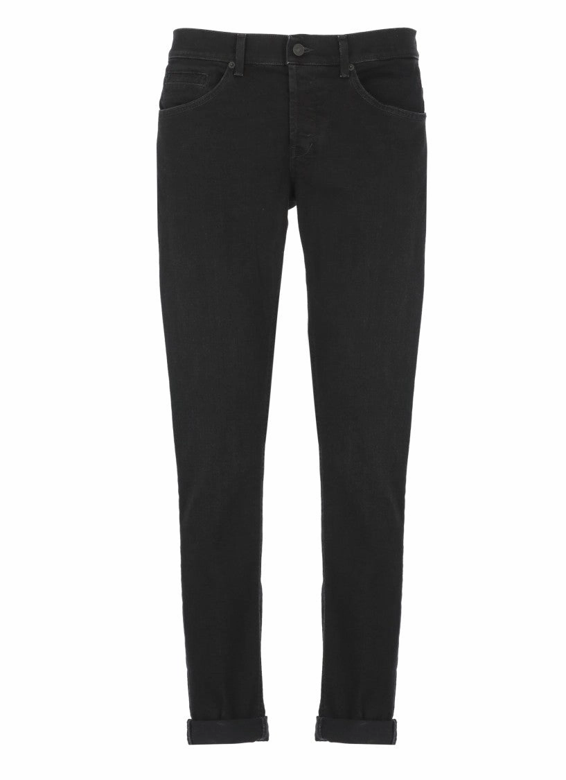 Black George Cotton Trouser