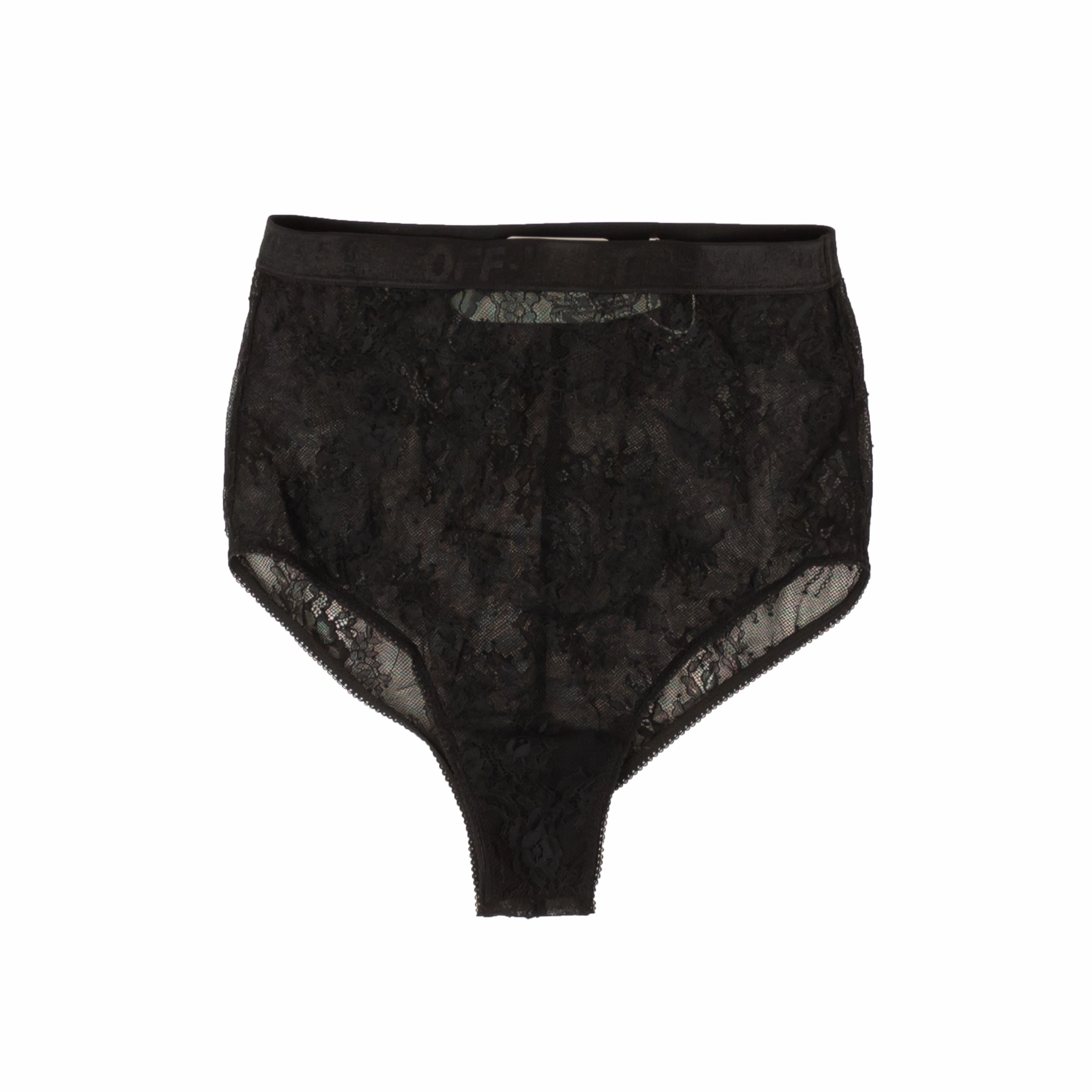Black Sheer Lace Bottom