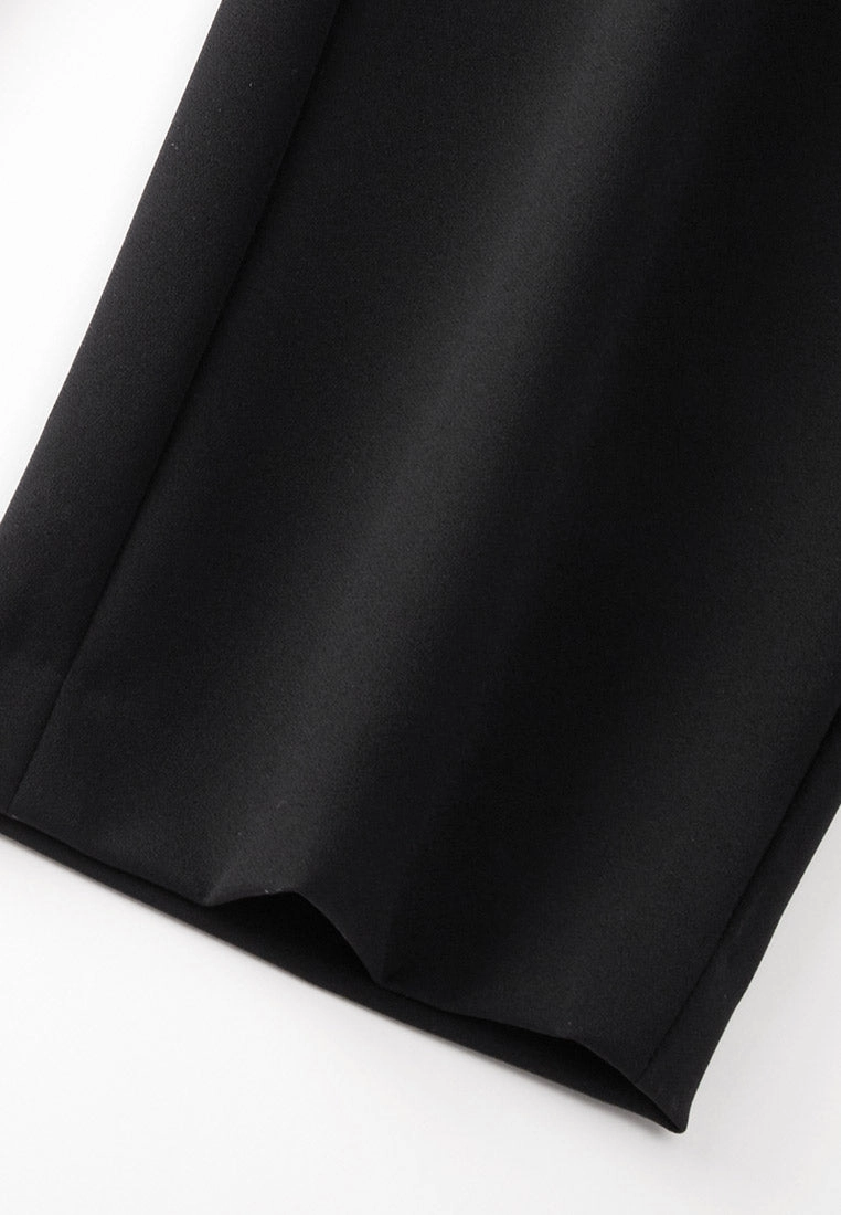 Black Straight-leg Pants