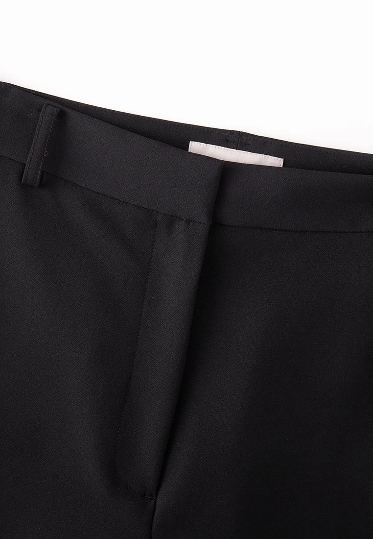 Black Straight-leg Pants
