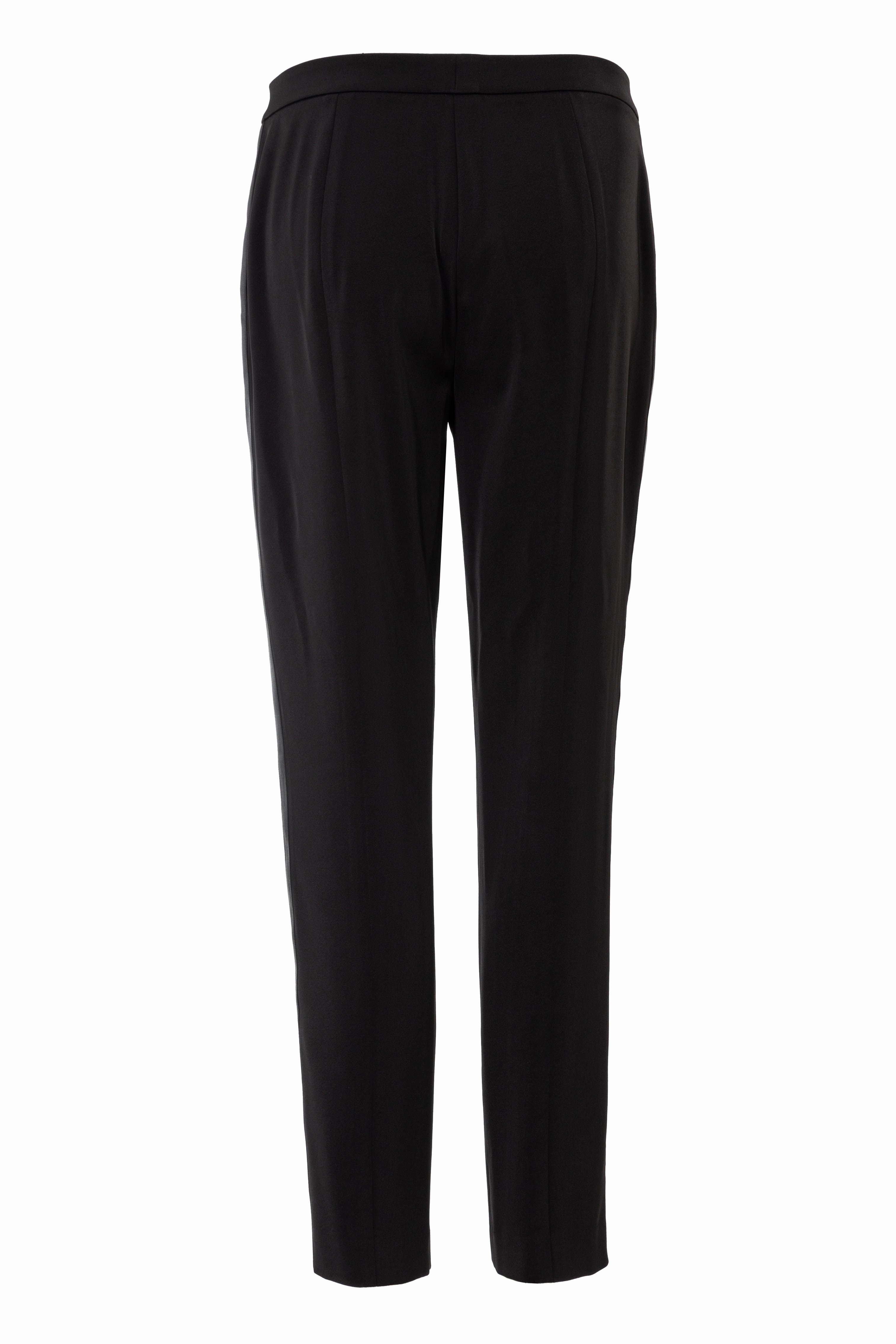 Black stretch slim pencil pants