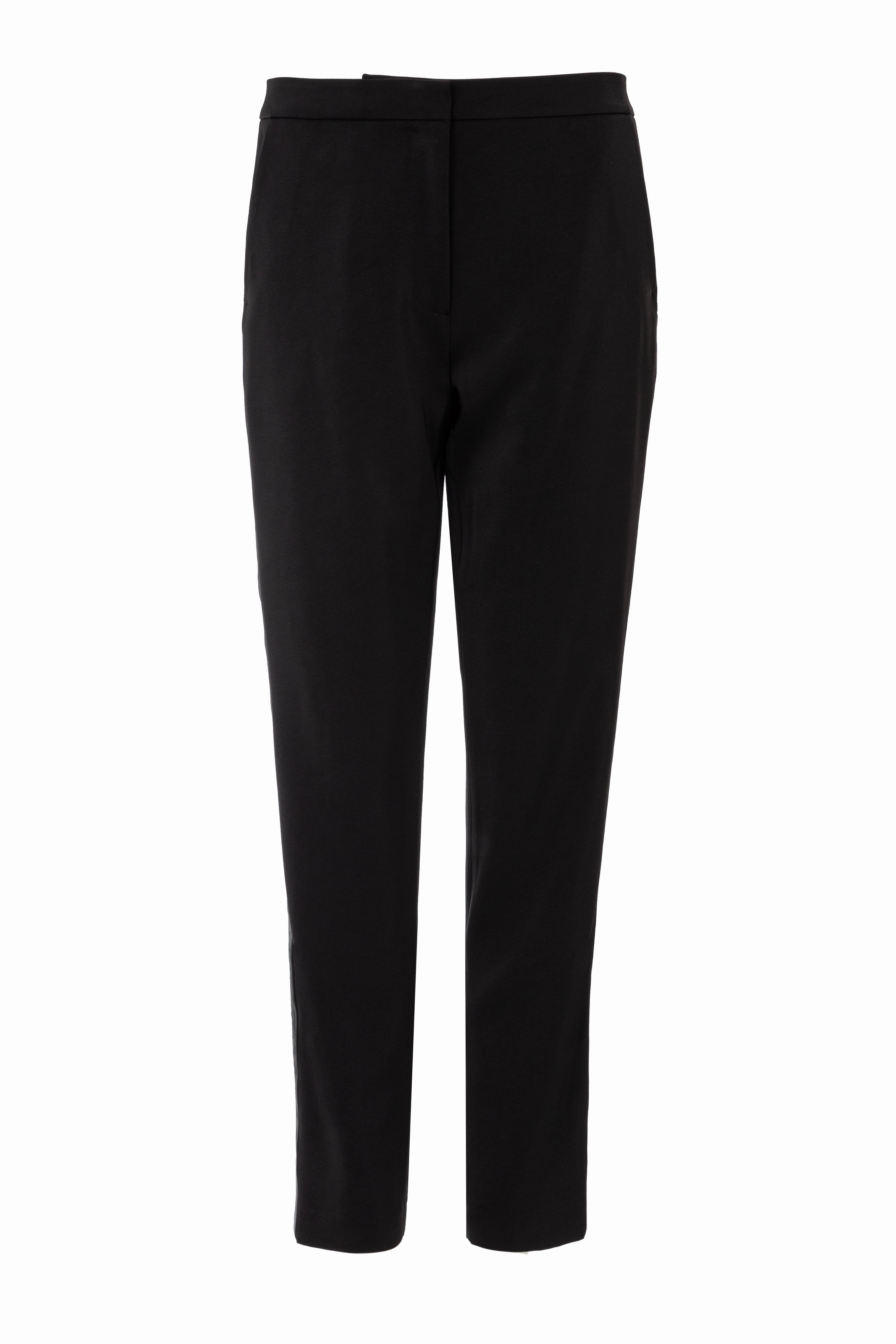 Black stretch slim pencil pants