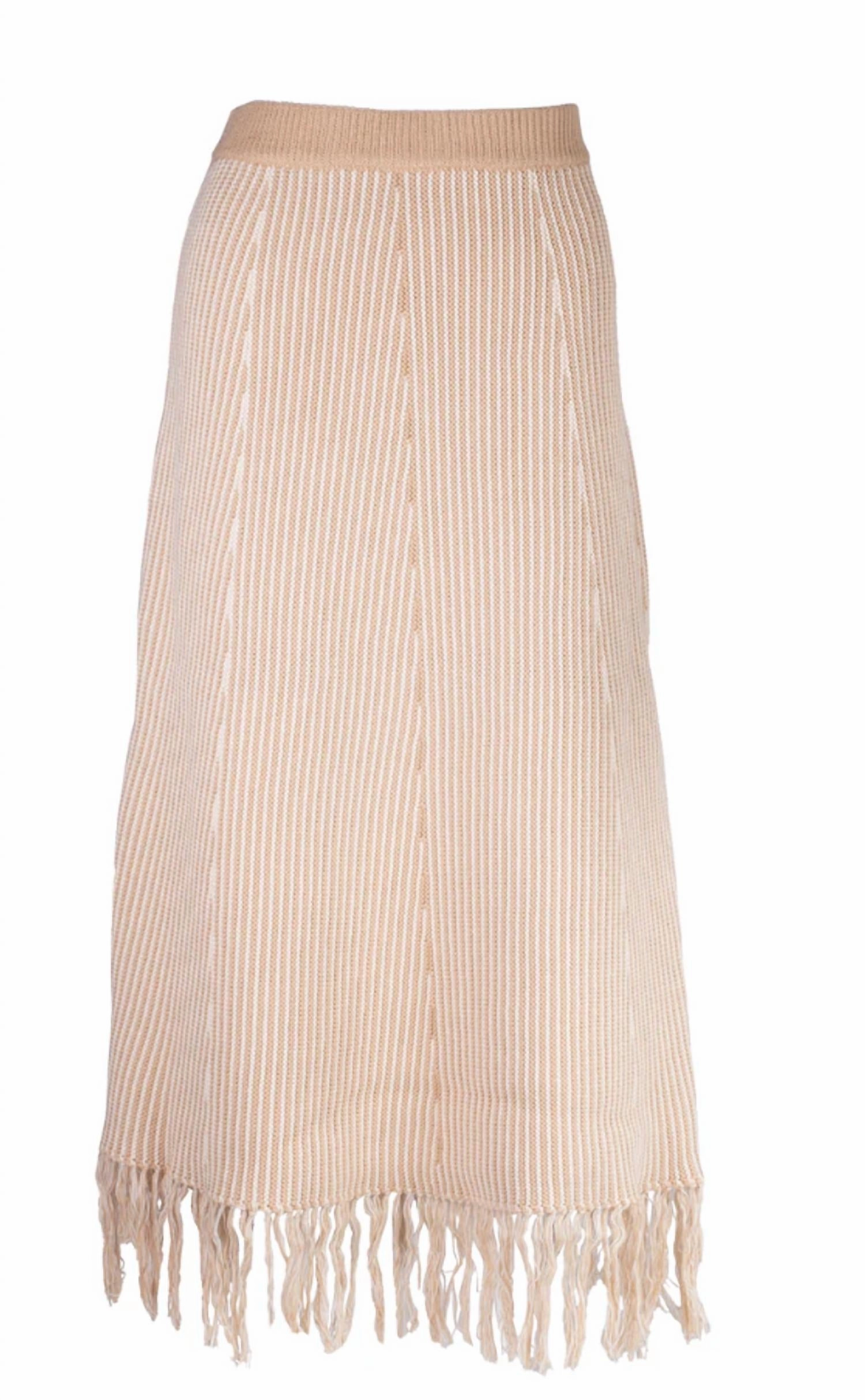 Blaise Skirt Knit In Ivory