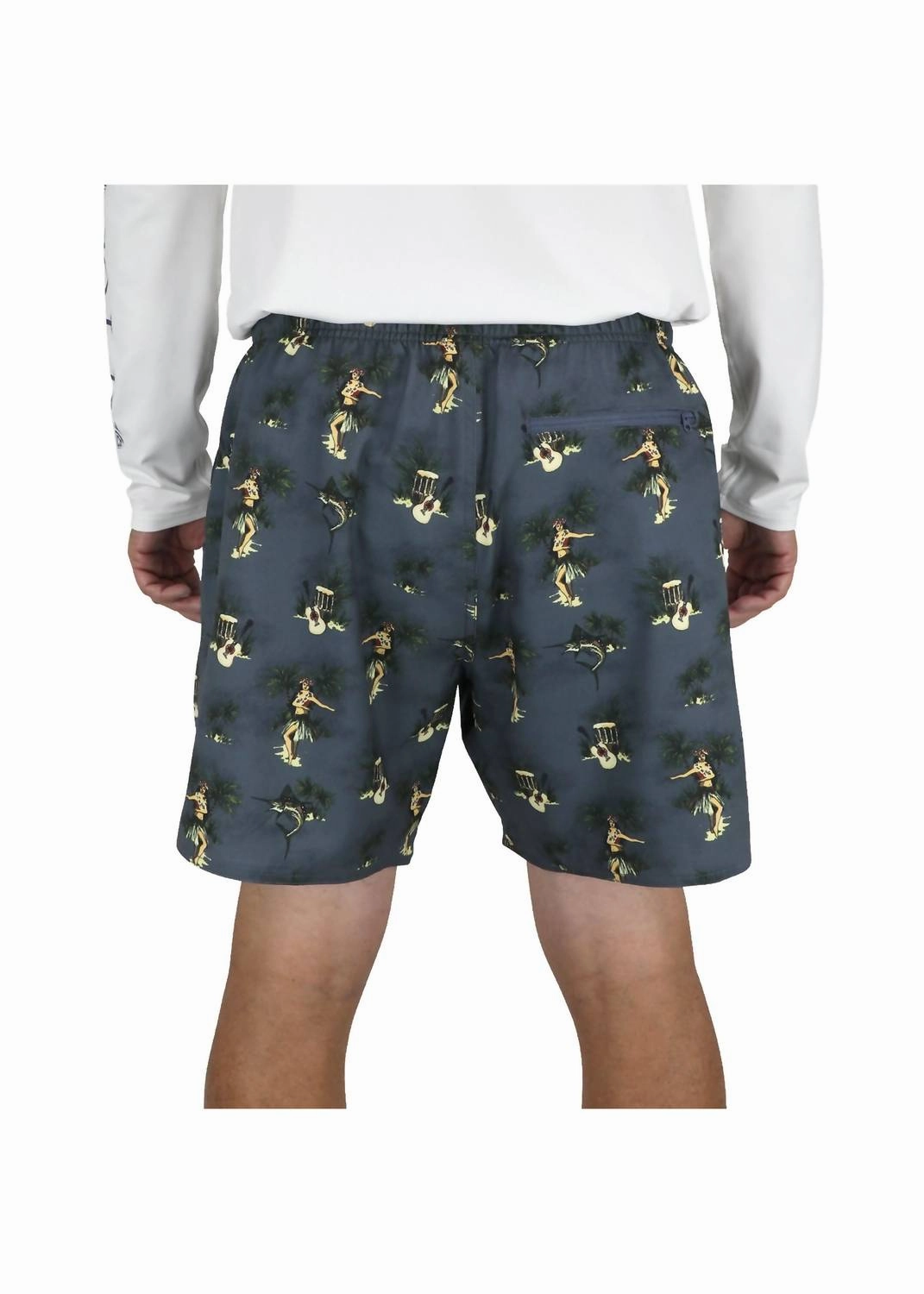 Boatbar Swim Trunks In Charcoal