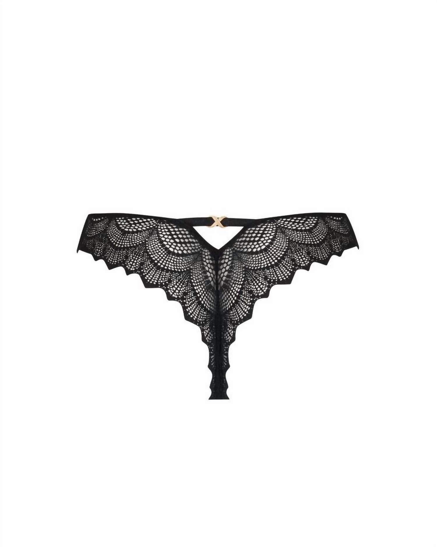 Boheme Tanga Thong In Noir