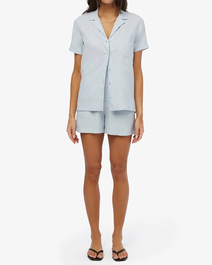 Boxy Linen Overshirt