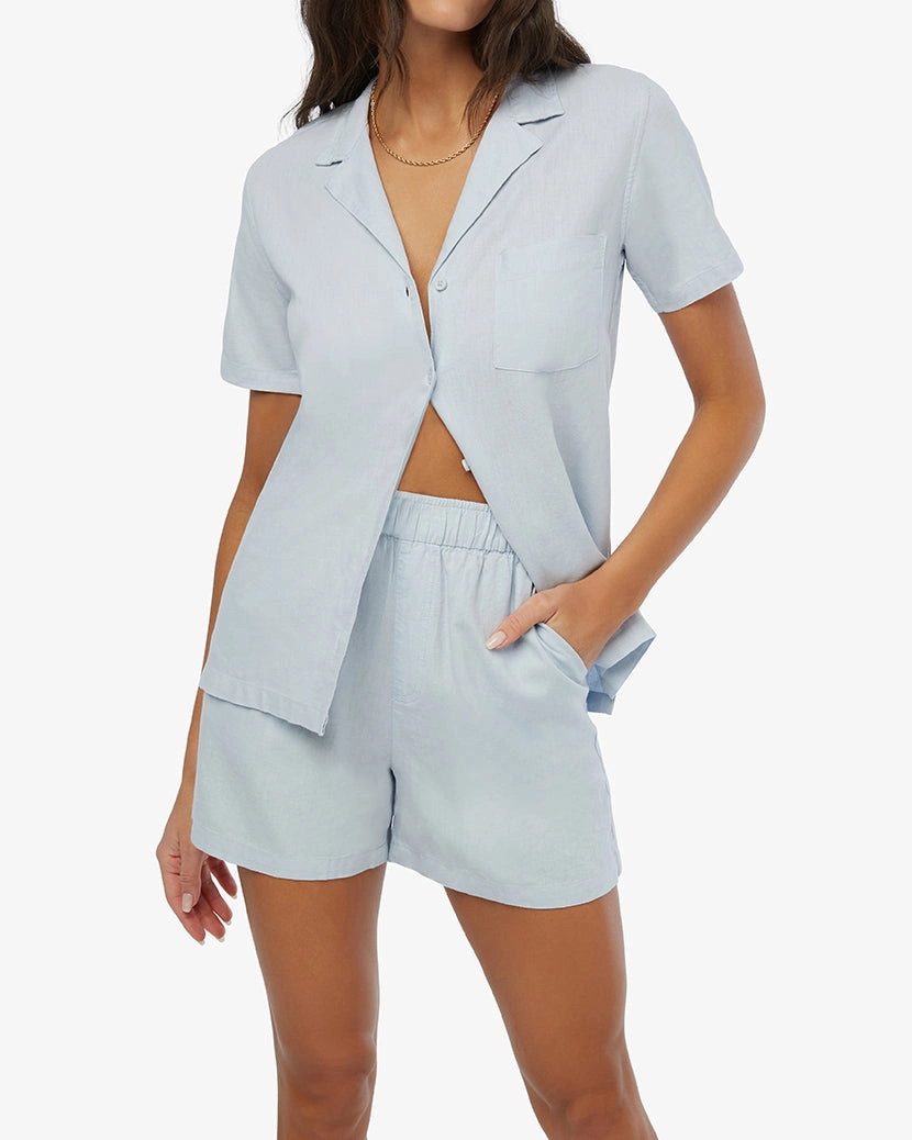 Boxy Linen Overshirt