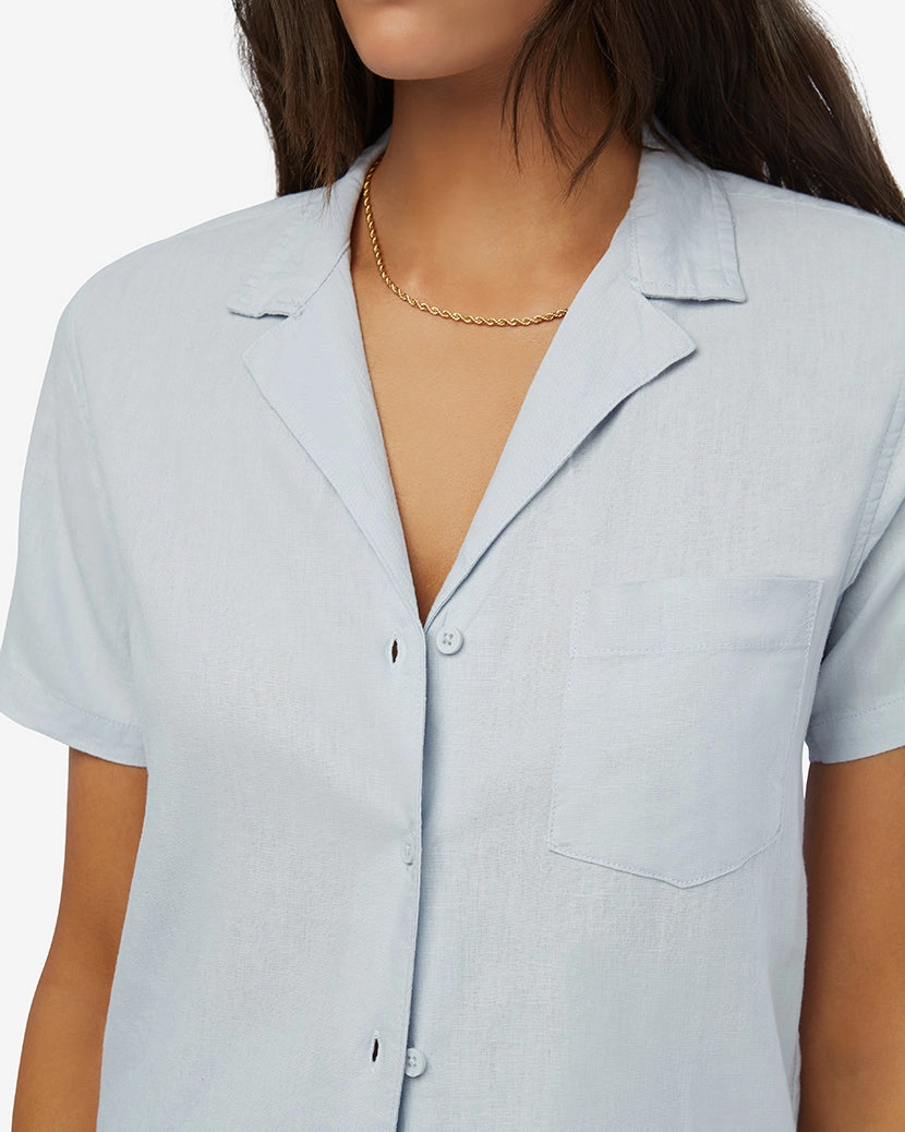 Boxy Linen Overshirt