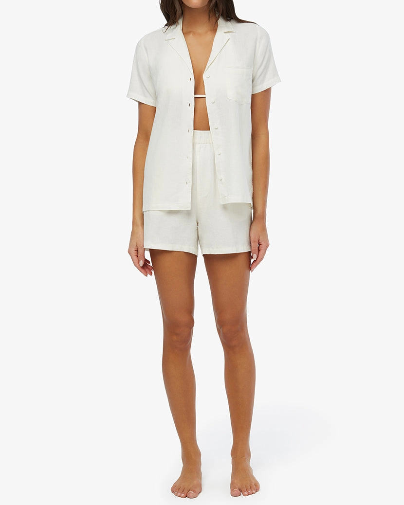 Boxy Linen Overshirt