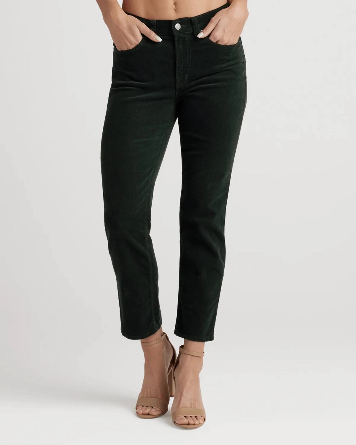 Bree Jeans In Deep Pine