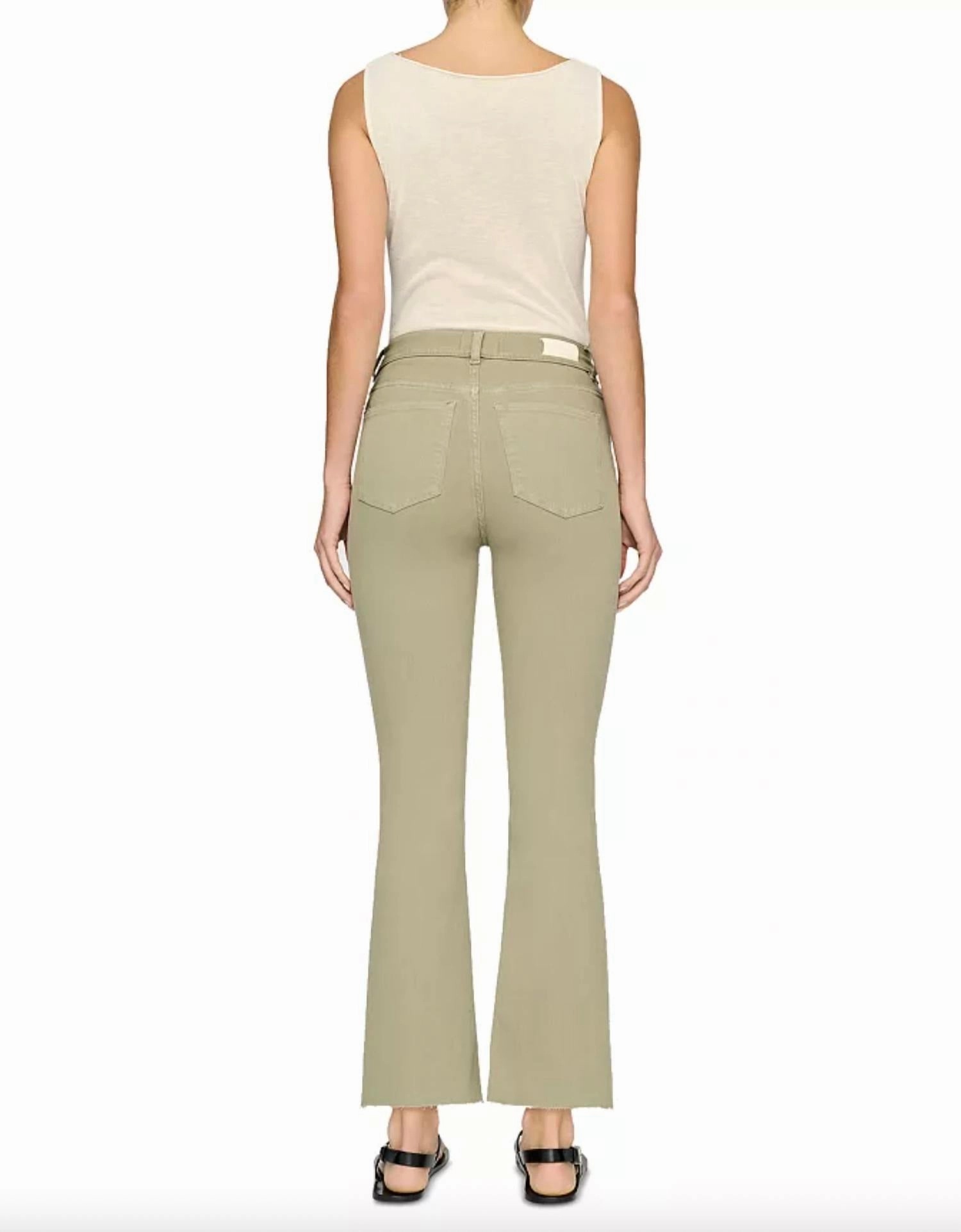 Bridget High Rise Bootcut Jeans In Alpine Green